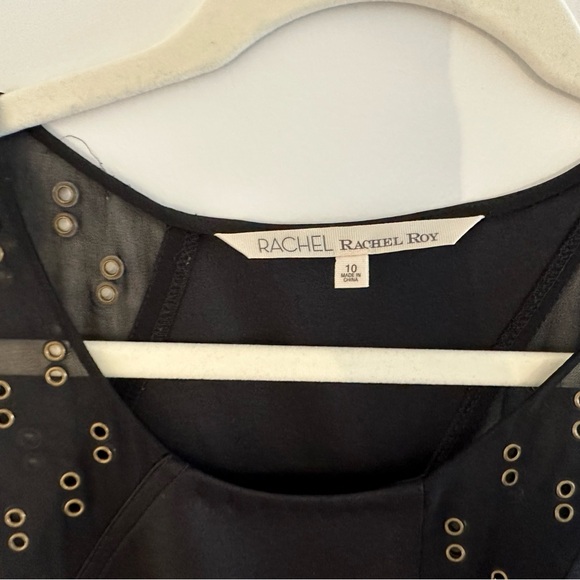 Black fit & flare dress with pockets - Picture 3 of 4